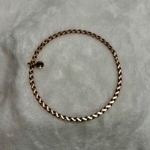 C1946 Rose-gold Rope/Twisted Bangle EUC Vintage Classic Minimalist Look